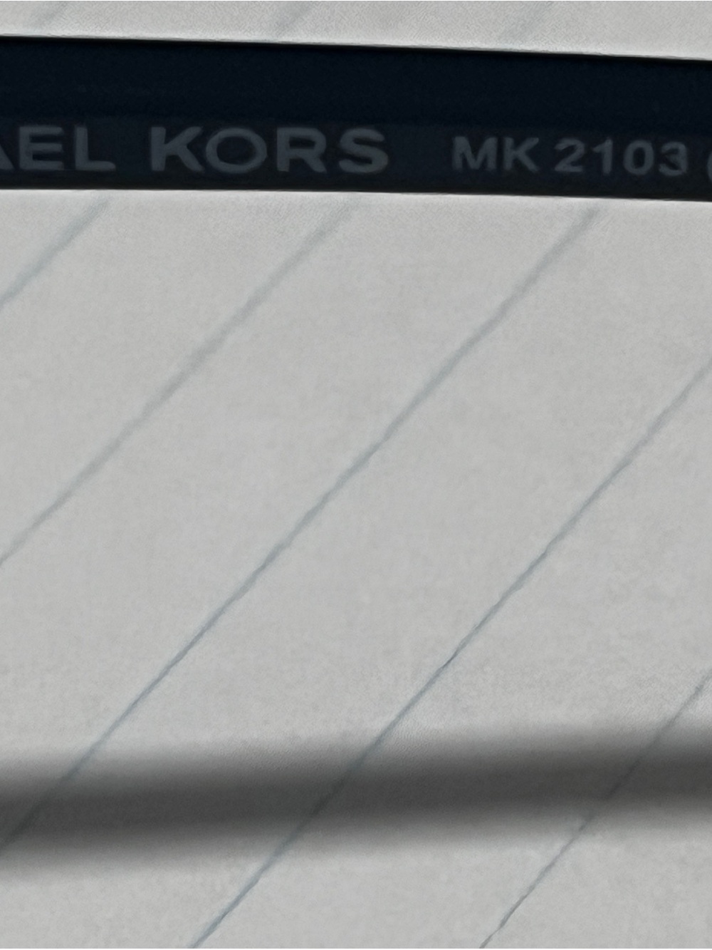 Michael Kors Black Cat-Eye Sunglasses with Gold Accents and Gray Gradient Lenses - Picture 2 of 4